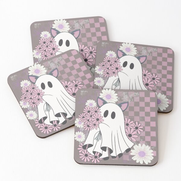 Item preview, Checkers and Flowers Ghost designed and sold by BKDIGITALSHOP.