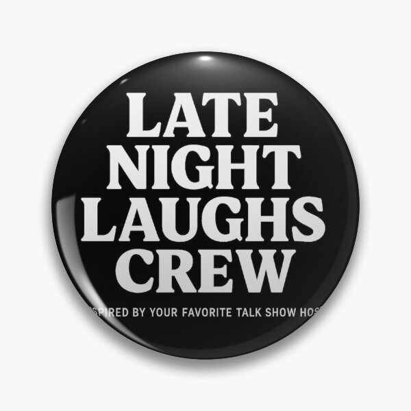 Item preview, Late Night Laughs Crew | Funny Talk Show Inspired Typography T-Shirt designed and sold by LatestDesign95.