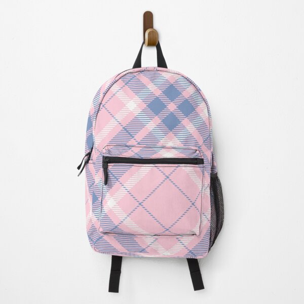 Artikelvorschau, Rosa und blaues Karomuster – Klassisches Tartan-Karo-Design entworfen und verkauft von Amalzaki.