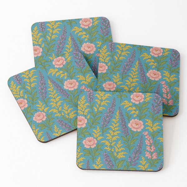 Item preview, Vintage Blue Floral 2 designed and sold by TheMajesticMoo.