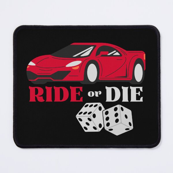 Item preview, Ride or Die Car and Dice Design designed and sold by UNK-Fatigues.