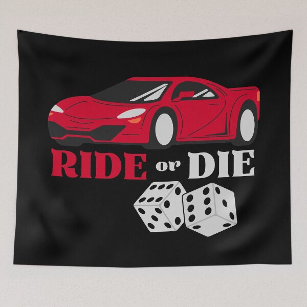 Item preview, Ride or Die Car and Dice Design  designed and sold by UNK-Fatigues.