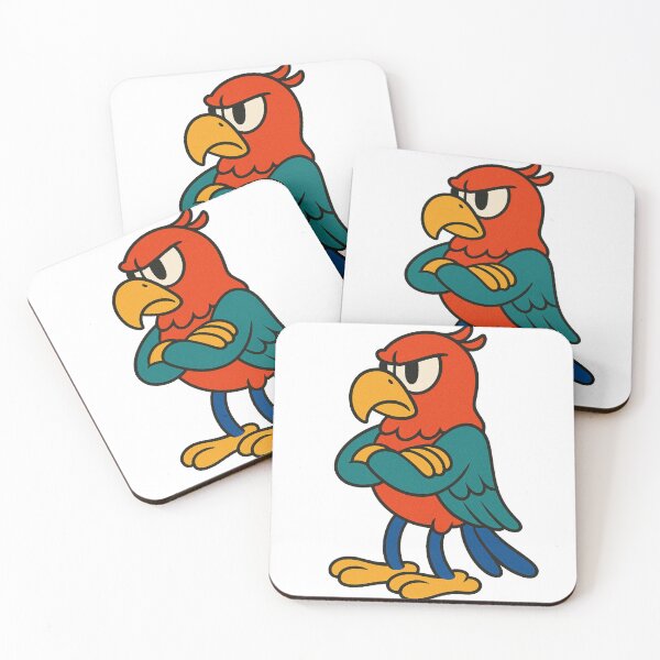 Item preview, Serious Angry Parrot Rubber Hose Cartoon designed and sold by SmplSyrup.