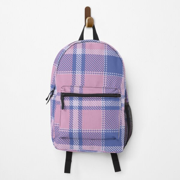 Artikelvorschau, Rosa und blaues Karomuster – Klassisches Tartan-Karo-Design entworfen und verkauft von Amalzaki.