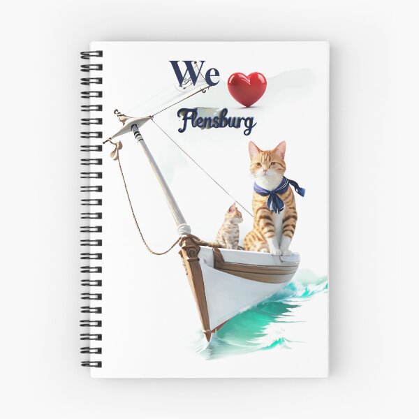 Item preview, We love Flensburg- Two cats sailing  designed and sold by Khala.