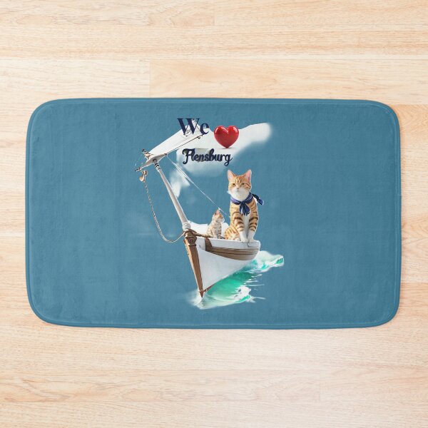 Item preview, We love Flensburg- Two cats sailing  designed and sold by Khala.