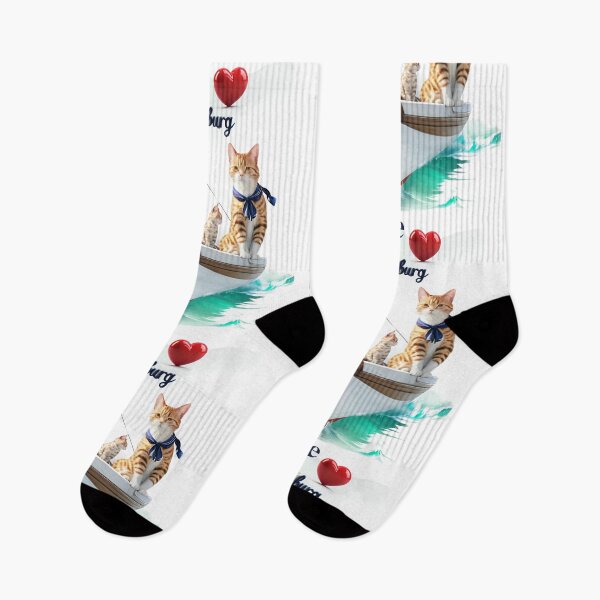 Item preview, We love Flensburg- Two cats sailing  designed and sold by Khala.