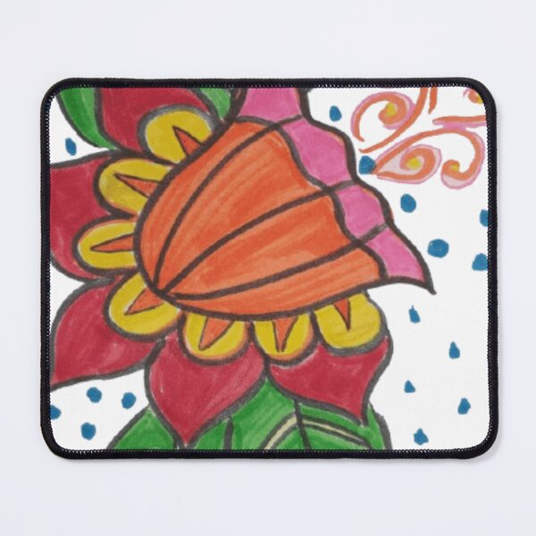 Item preview, Vibrant Abstract Flower & Leaf Design designed and sold by BulletKitty82.