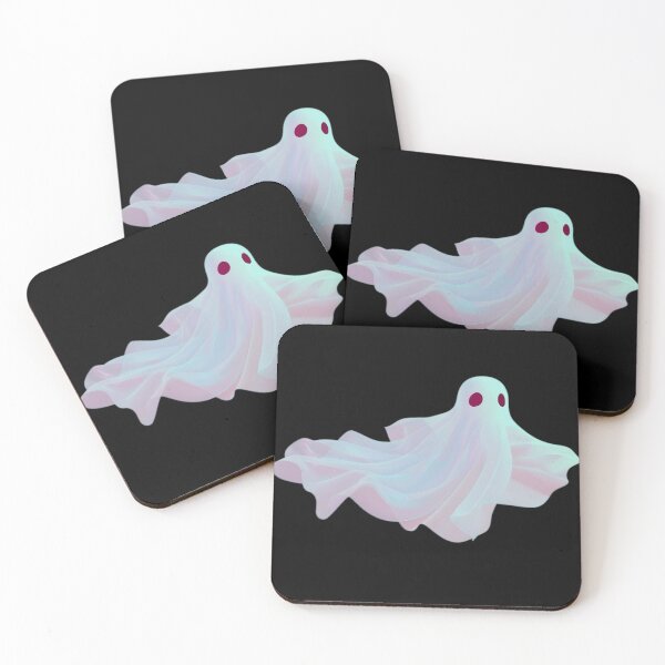 Item preview, Soft Aqua-Pastel Ghost Illustration designed and sold by FairX.