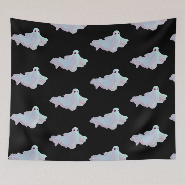 Item preview, Soft Aqua-Pastel Ghost Illustration designed and sold by FairX.