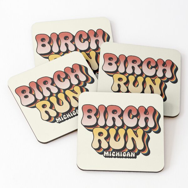 Item preview, Birch Run Michigan 70s Retro designed and sold by TheOldMittenIllustrated.