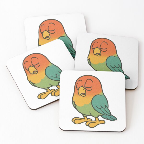 Item preview, Sleepy Lovebird Rubber Hose Cartoon designed and sold by SmplSyrup.