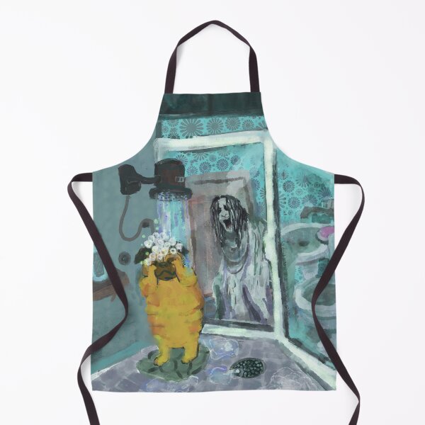 Item preview, I'm afraid to close my eyes to apply shampoo and have a ghost watching me like this: designed and sold by guilhernunes.