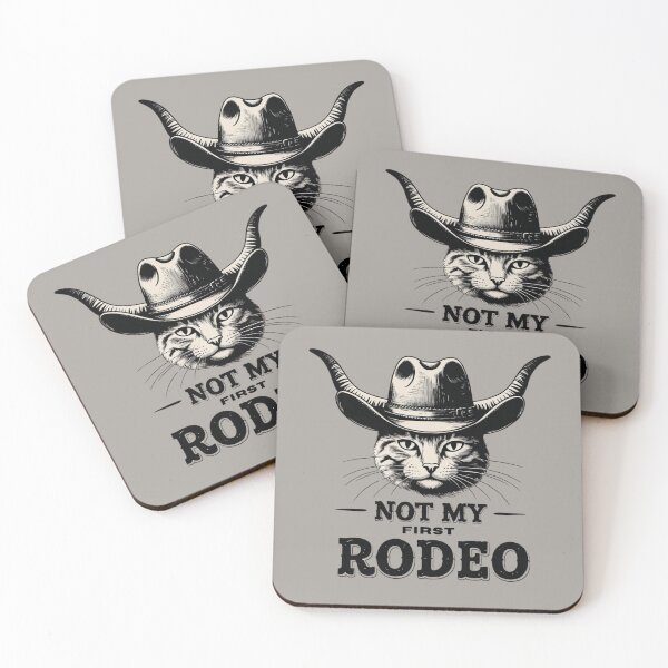 Item preview, Not My First Rodeo Cat designed and sold by BKDIGITALSHOP.