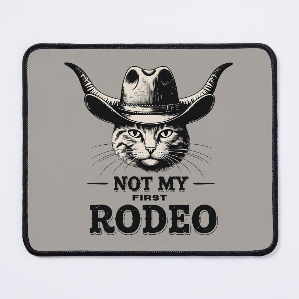 Item preview, Not My First Rodeo Cat designed and sold by BKDIGITALSHOP.