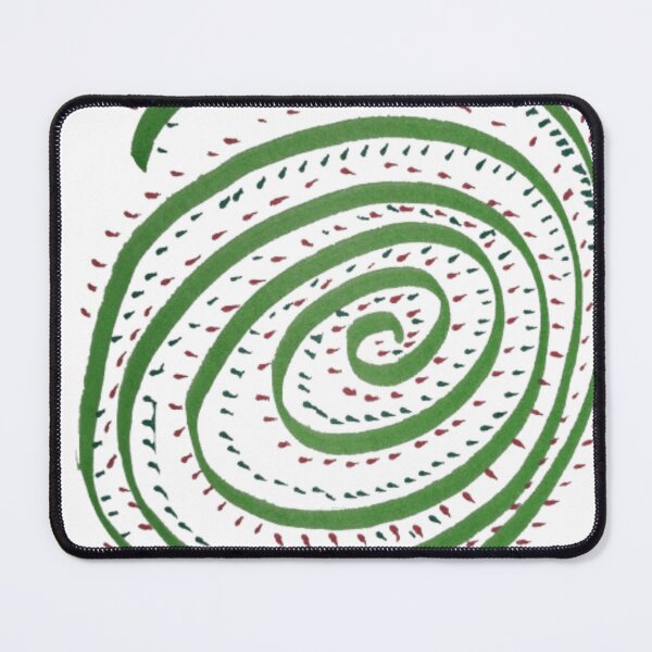 Item preview, Green Spiral Abstract Pattern designed and sold by BulletKitty82.