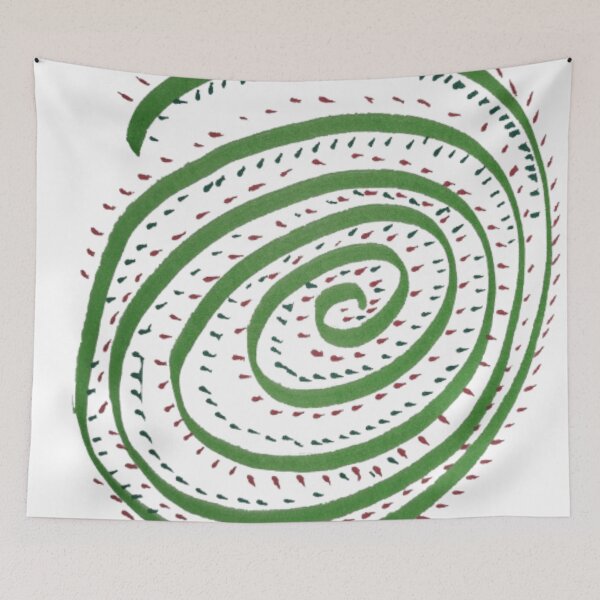 Item preview, Green Spiral Abstract Pattern designed and sold by BulletKitty82.