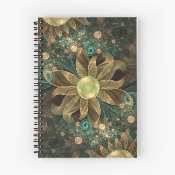 Item preview, Shining Gems Blooming as Bronze and Copper Flowers designed and sold by San Jaya Prime.