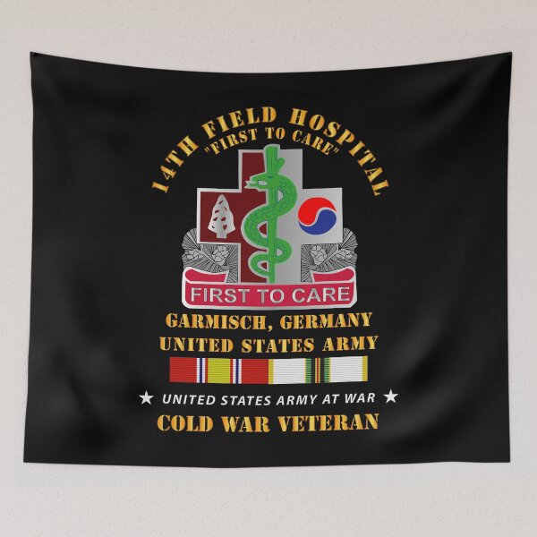 Item preview, Army - 14th Field Hospital - Gramish, Germany w COLD SVC designed and sold by Military Insignia Products.