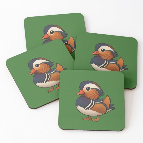 Item preview, Mandarin Duck Cartoon – Haru & Dori Collection designed and sold by mycreastyle.
