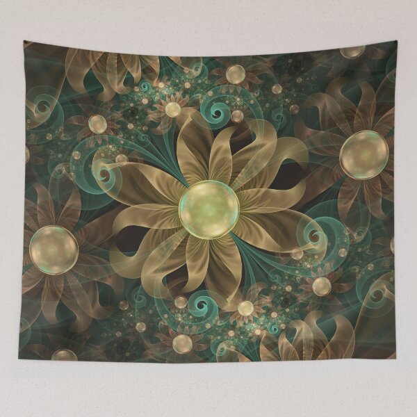 Item preview, Shining Gems Blooming as Bronze and Copper Flowers designed and sold by San Jaya Prime.