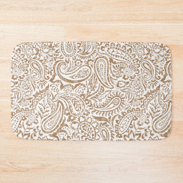 Item preview, Tear Drop Paisley-Dull Mocha Grunge Effect designed and sold by Fabricatemyart.
