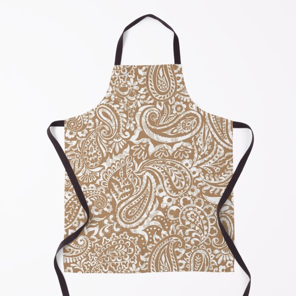 Item preview, Tear Drop Paisley-Dull Mocha Grunge Effect Vice Versa designed and sold by Fabricatemyart.