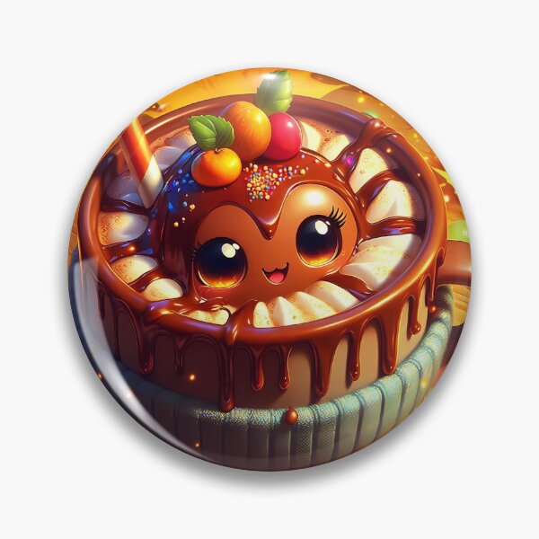 Item preview, Cozy Autumn Hot Chocolate – Kawaii Cup with Fall Leaves designed and sold by EmeraldeaArt.