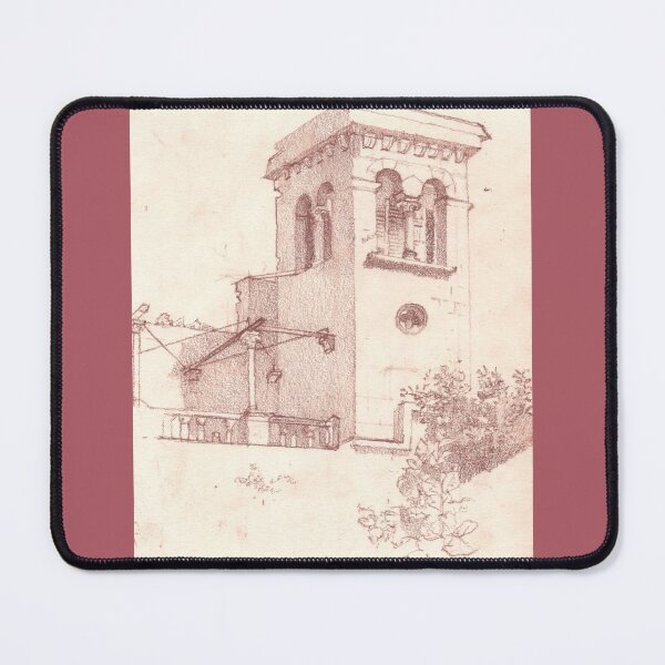 Item preview, Benedictine Monastery Croatia Drawing designed and sold by AlexQuigley.