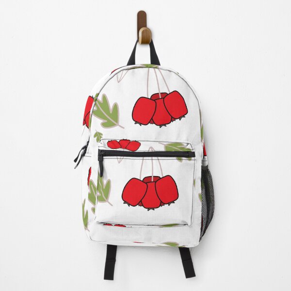 Item preview, Seamless Red Berries and Green Leaves Pattern – Nature Inspired Botanical Design designed and sold by ForcePrint.