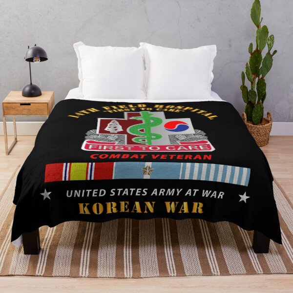 Item preview, Army - 14th Field Hospital - Korean War w KOREA War SVC designed and sold by Military Insignia Products.