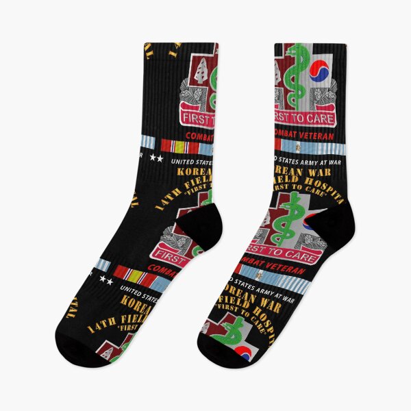 Item preview, Army - 14th Field Hospital - Korean War w KOREA War SVC designed and sold by Military Insignia Products.
