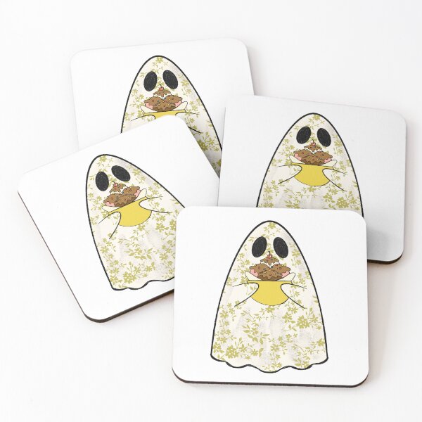 Item preview, Ghost August With A Ice cream Sundae with white Background  designed and sold by missmann.