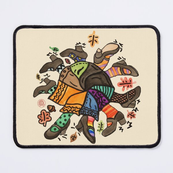 Item preview, Witches' Dancing Circle – Autumn Rituals in Watercolor designed and sold by DianaAlunaImage.