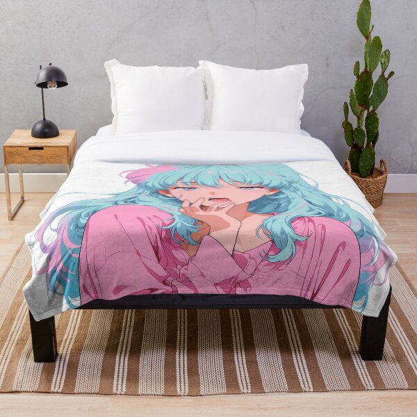 Artikelvorschau, Entspanntes Anime-Mädchen im rosa Pullover entworfen und verkauft von LunattaStore.