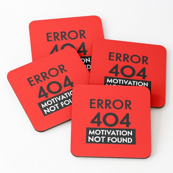 Item preview, Error 404 Motivation Not Found Vibrant Designs Colors designed and sold by ART ATTACK ZONE.