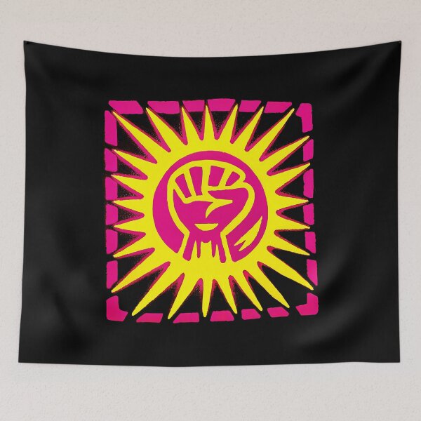 Item preview, Hand Sunshine Typography Creative Motifs Vibrant Designs Colors designed and sold by ART ATTACK ZONE.