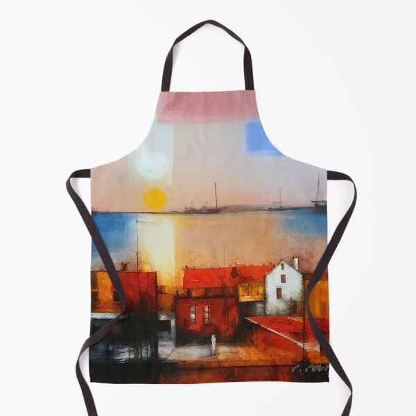 Item preview, harbor with setting sun designed and sold by couryart2019.