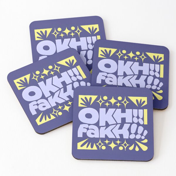 Item preview, Ohhhhh Bold Typography Creative Motifs Vibrant Designs Colors designed and sold by ART ATTACK ZONE.