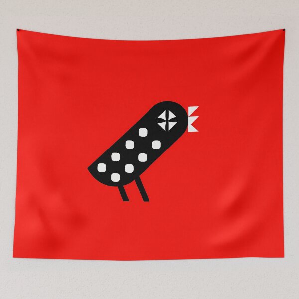 Item preview, Bird Bold Typography Creative Motifs Vibrant Designs Colors designed and sold by ART ATTACK ZONE.
