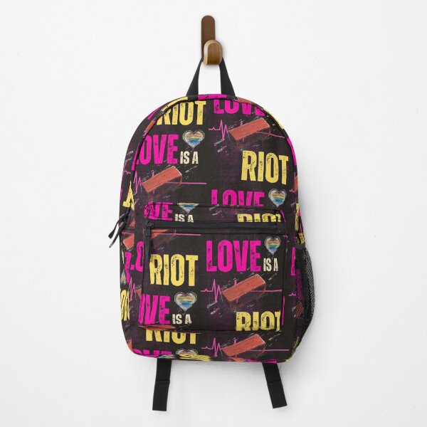 Item preview, Love Is a Riot designed and sold by DeWolfe Wyrks.