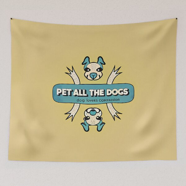 Item preview, Dog Lovers Typography Creative Motifs Vibrant Designs Colors designed and sold by ART ATTACK ZONE.