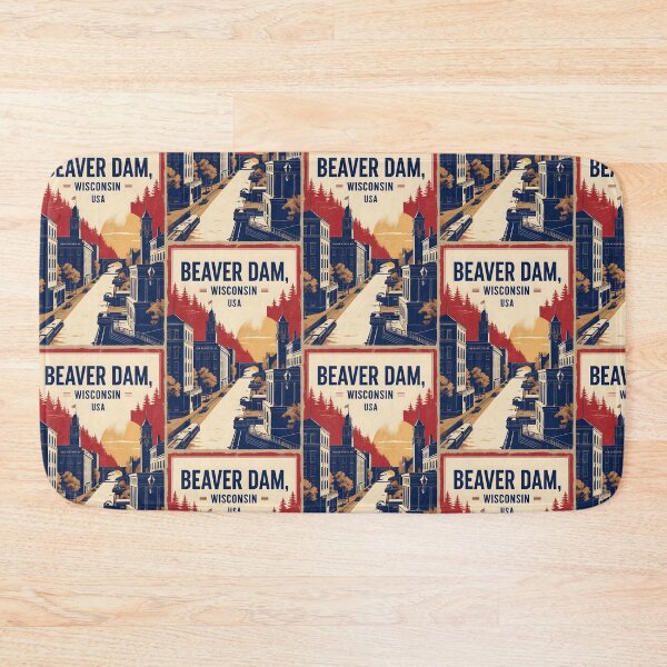 Item preview, Beaver Dam Wisconsin 1950s USA Vintage Travel Tourism designed and sold by TravelersGems.