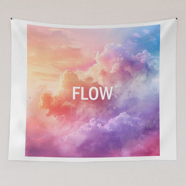 Item preview, Flow with Cosmic Pastel Clouds designed and sold by Christian Weiss.