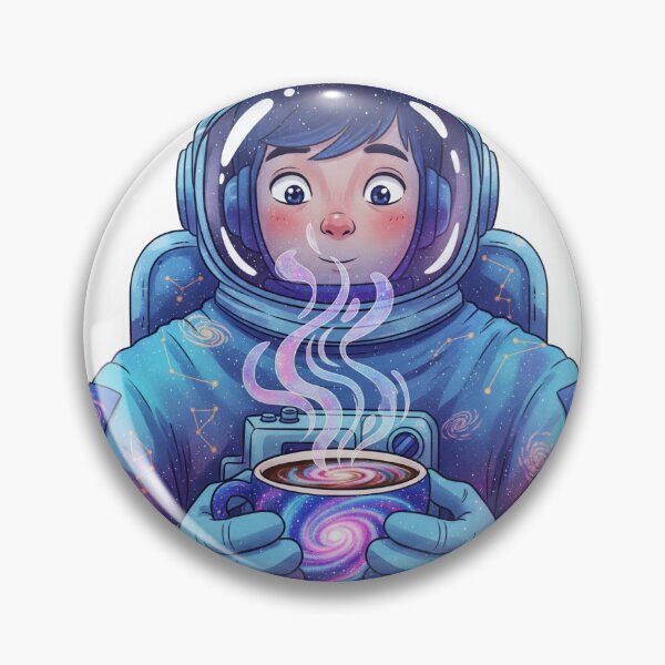 Item preview, astronaught with coffee designed and sold by GalaticHorizens.