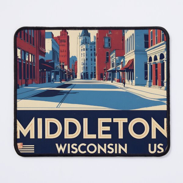 Item preview, Middleton Wisconsin 1950s USA Vintage Travel Tourism designed and sold by TravelersGems.