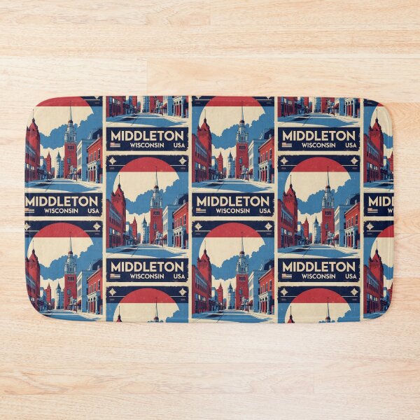 Item preview, Middleton Wisconsin 1950s USA Vintage Travel Tourism designed and sold by TravelersGems.