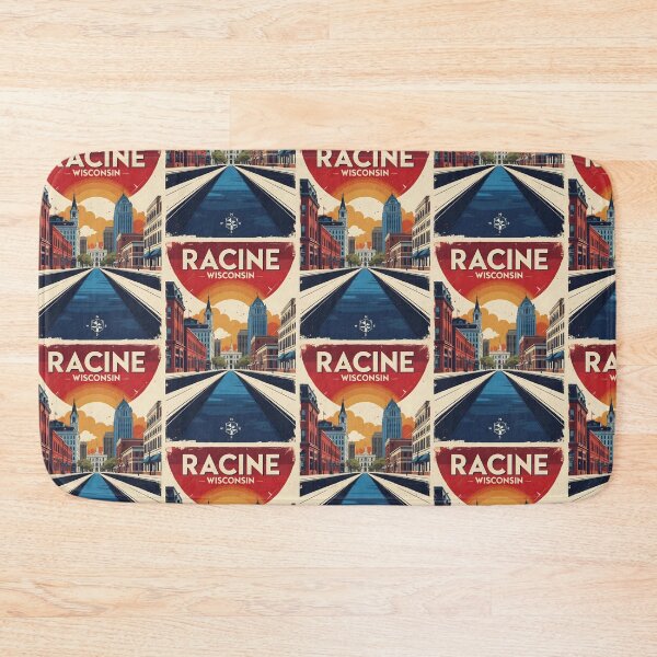 Item preview, Racine Wisconsin 1950s USA Vintage Travel Tourism designed and sold by TravelersGems.