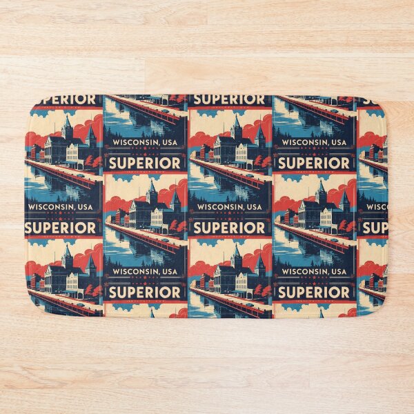 Item preview, Superior Wisconsin 1950s USA Vintage Travel Tourism designed and sold by TravelersGems.
