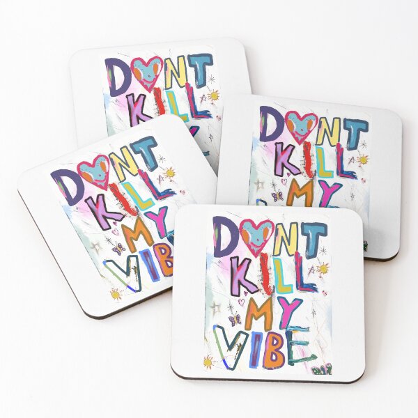 Item preview, Don’t Kill My Vibe – Colorful Graffiti Motivational Art designed and sold by SuccessHunters.
